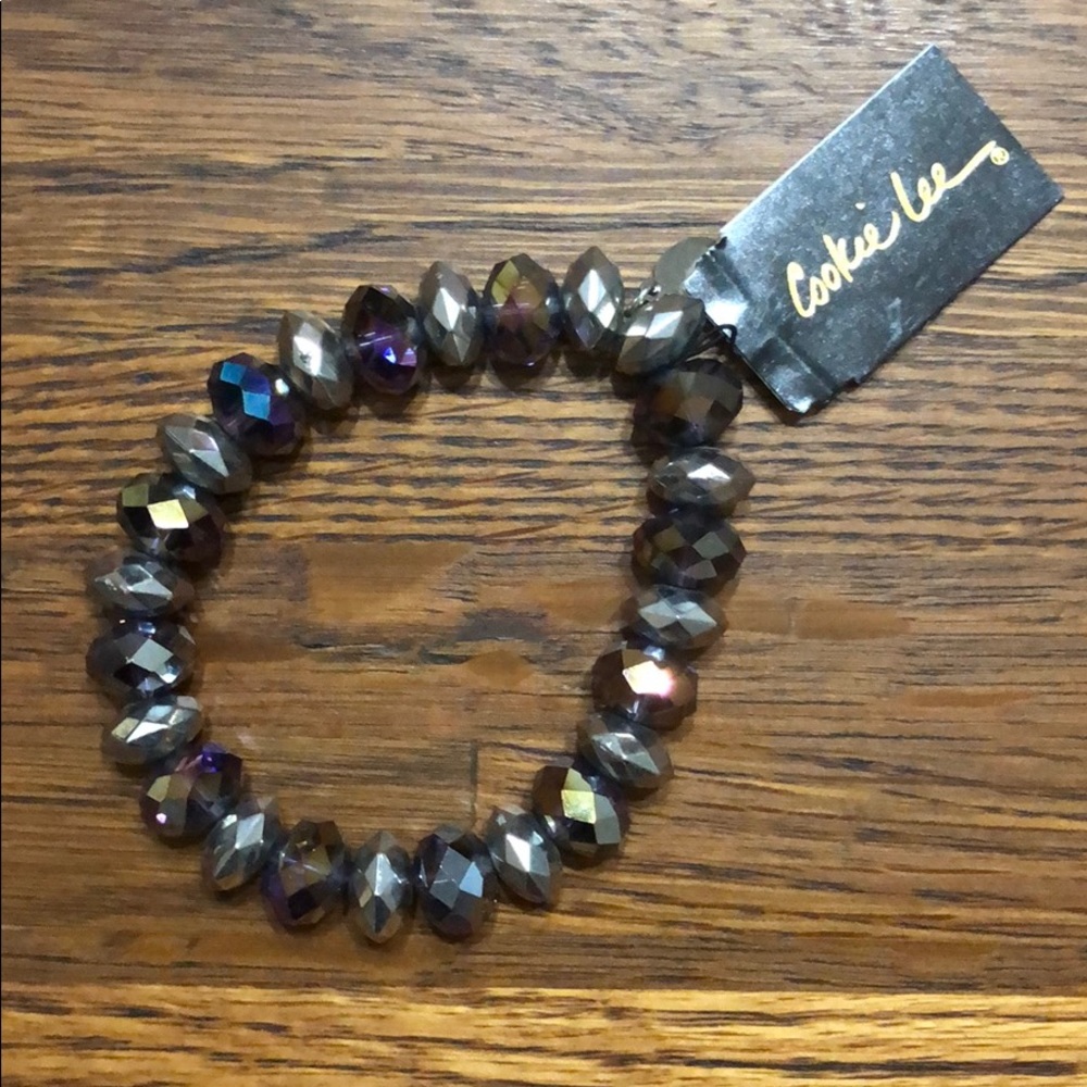 Cookie Lee Prismatic Hues Iridescent Bracelet S/M